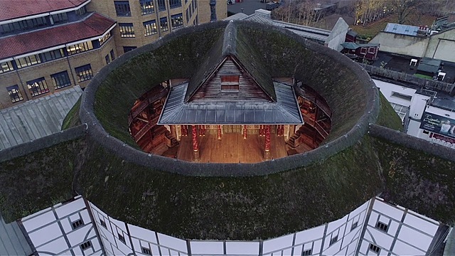 The Chamberlain's Men build the Globe, a wooden theater in London. Many of Shakespeare's most famous plays are performed for the first time here.