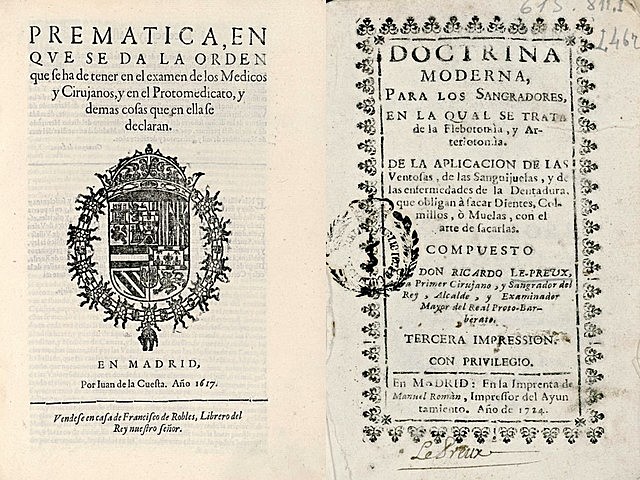 Principios de reglamentación en el Protomedicato