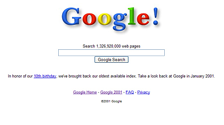 A EMPRESA Google foi criada