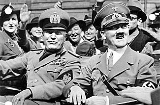 Nazi Germany and Fascists Italy sign a treaty of cooperation