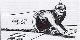 Germany forced to sign Treaty of Versailles