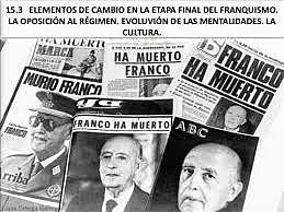 Muerte de Franco y fin del régimen franquista