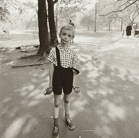 Child With a Toy Hand Grenade in Central Park