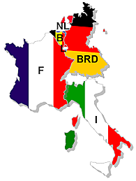 Los Seis (Francia, RFA, Italia, Bélgica, Países Bajos y Luxemburgo) firman los Tratados de Roma que establecen la Comunidad Económica Europea (CEE)