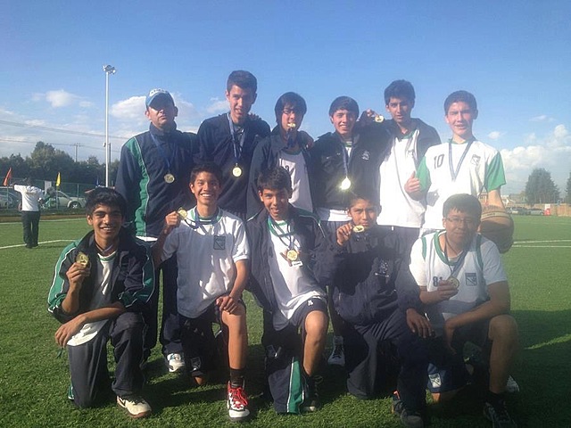 Campeon de torneo Estatal de Basquetball