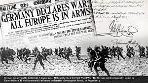 Germany declares war on Russia