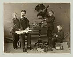 Niños ciegos a Escuelas Públicas