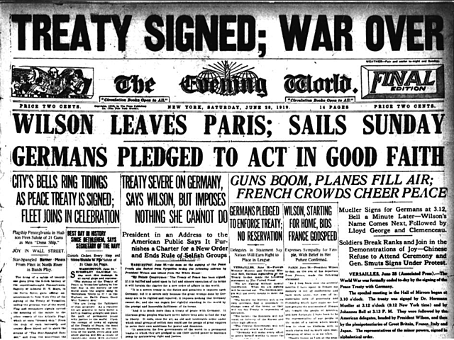 The Treaty of Versailles