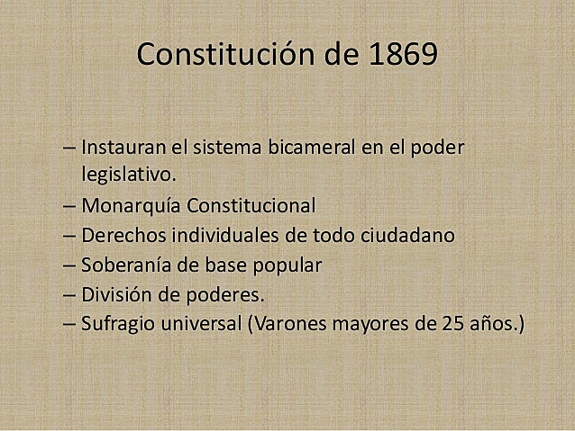 Constitución de 1869