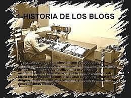 El Primer blog ve la luz
