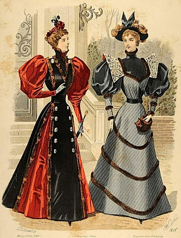 ¿Cómo vestían en la década de 1890?