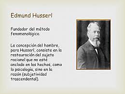 LA FENOMENOLOGÍA