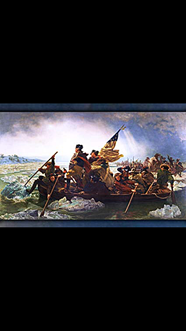 George Washington crosses the delaware