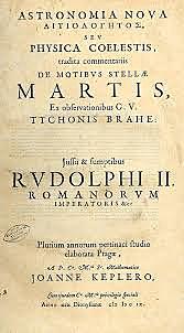 Kepler publica "Astronomía nova"