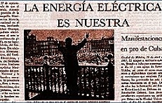 Nacionalización de luz eléctrica