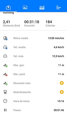Salud. Rutas con Runtastic 2.