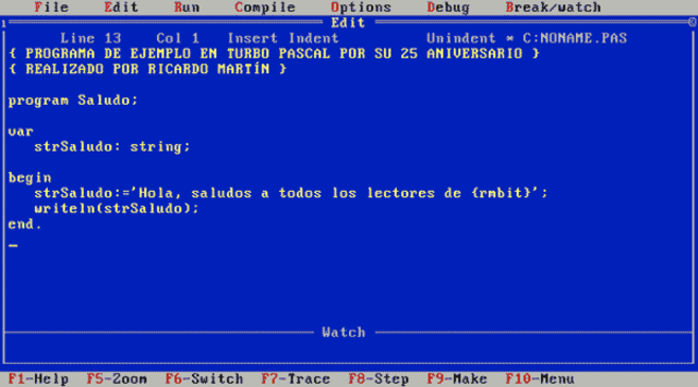 Primer lenguaje de programación
