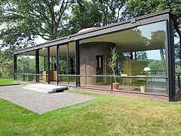 Glass house by Philip Johnson
