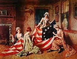 Mary Pickersgill makes 2 new flags that later become the Star Spangled Banner