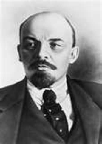 Death of Vladimir Lenin; control of USSR to Joseph Stalin; deaths of 8-13 illion Russians