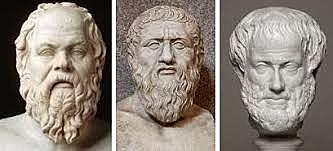 PLATÓN, SÓCRATES y ARISTÓTELES (Grecia, 300 a.c.)