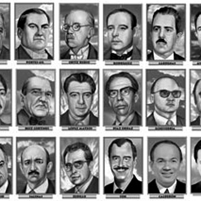 Timeline: Presidentes de México (1880-1964)