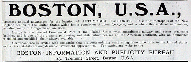 PUBLICITY BUREAU (Estados Unidos,1900)