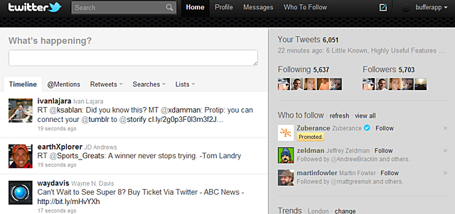 Twitter presenta el "Nuevo Twitter"