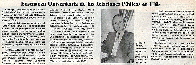 INSTITUTO CHILENO DE RPP (1960)