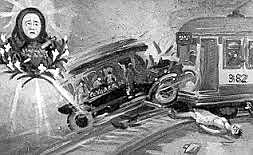 Accidente en el tranvía