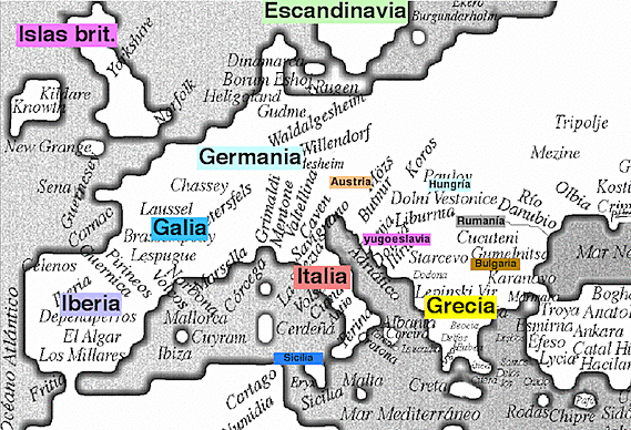 Primera misión Italia- Gran Bretaña