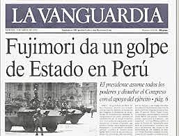 Golpe de estado derroca al presidente de Perú