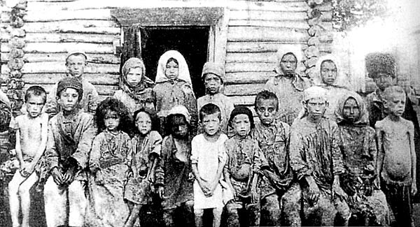 Famine broke out in the Soviet Union