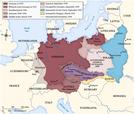 Non-agression pact; Germany and Russia; divide Poland