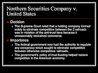 Northern Securities Antitrust