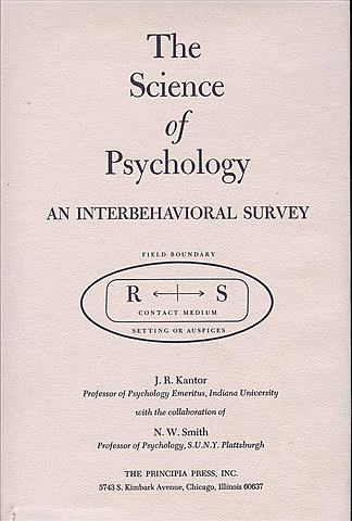 J. R. Kantor ¨Principios de Psicología¨
