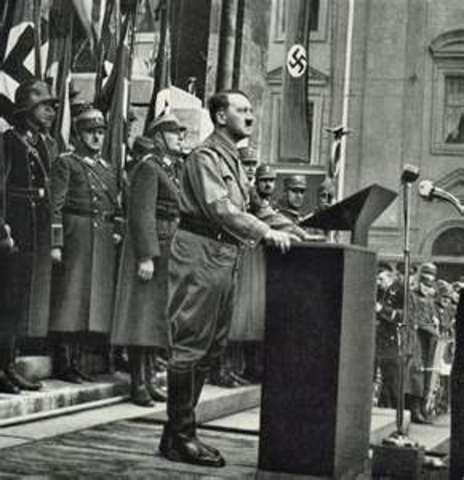 Hitler takes Austria