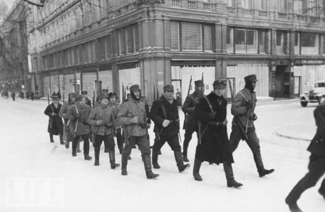 Russian army to Finalan (Finn surrender in three months)