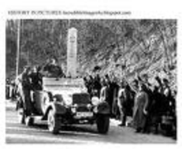 Hitler takes Austria