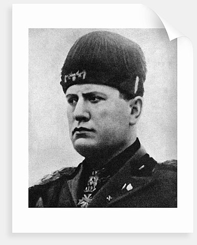 Mussolini is given the name "II Duce"