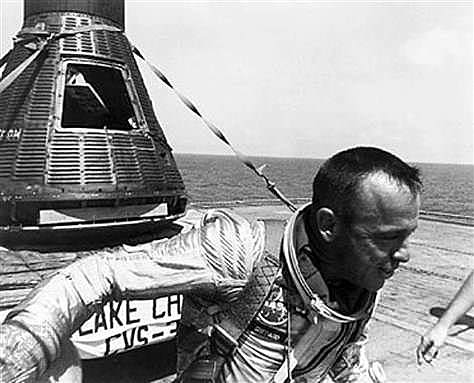 Alan Sheppard Becomes First American Man in Space