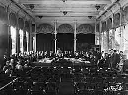 The first meeting of the League Of Nations