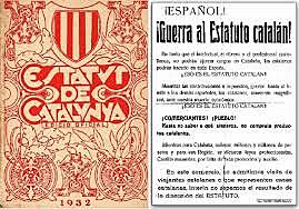 Aprobación del Estatuto de Catauña.