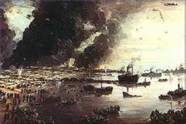 British and French defeat at Dunkirk