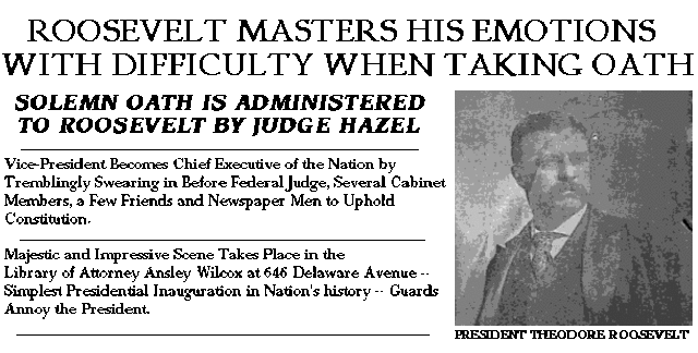 roosevelt takes office