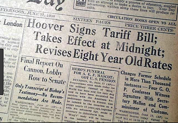 Smoot-Hawley tariff