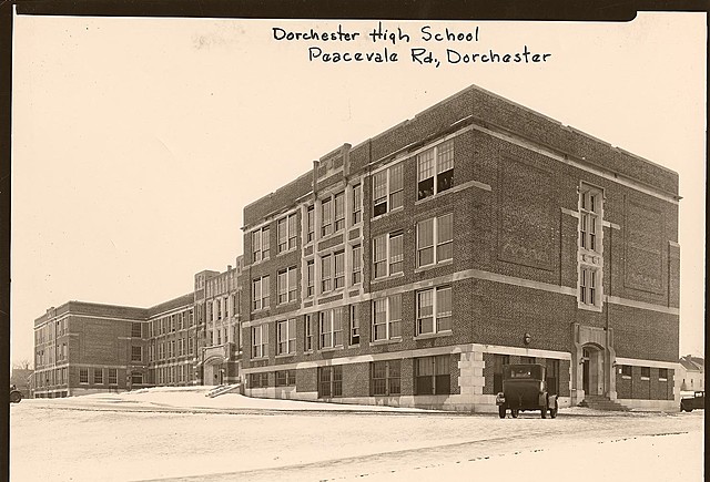 Mather School Dorchester, Mass. (First tax paid public school)