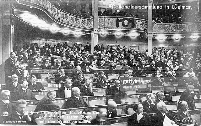 Weimar Republic established in Germany