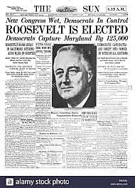 Franklin D. Roosevelt is Elected