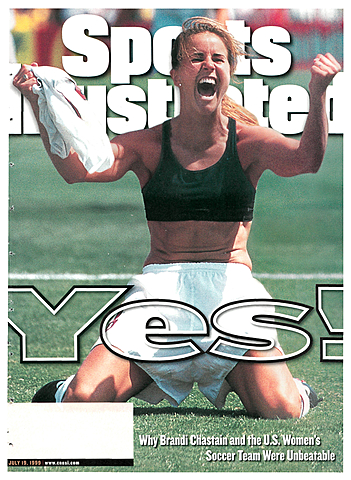 Women are advertised in sport